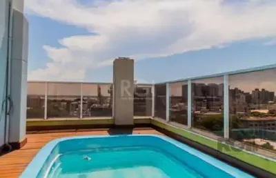 Cobertura com 3 quartos para alugar na avenida ganzo, menino deus, porto alegre, 262 m2 por r$ 6.600