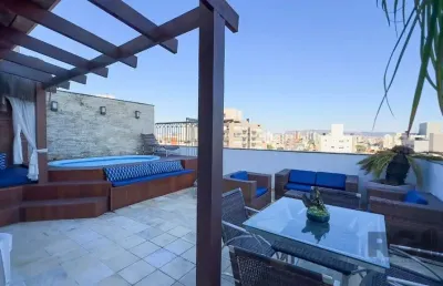 Cobertura com 3 quartos à venda na rua cabral, rio branco, porto alegre, 207 m2 por r$ 1.960.000