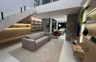 Casa em condomínio fechado com 4 quartos à venda na rua rio divisa, centro, xangri-lá, 258 m2 por r$ 2.690.000