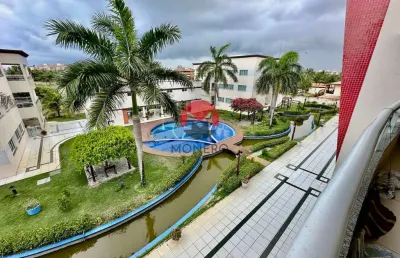 Ap próximo ao beach park com 92m² com 02 quartos e 02 vagas | porto das dunas, aquiraz-ce
