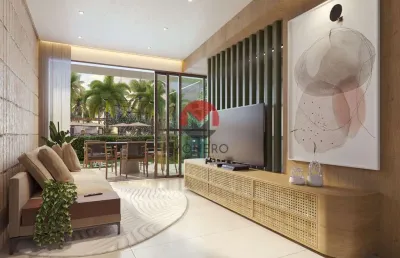 Incrível apartamento com 80m² próximo ao beach park | porto das dunas, aquiraz-ce