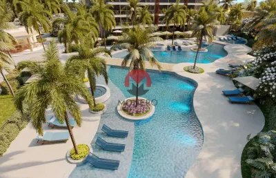 Incrível apartamento tipo garden com 97m² próximo ao beach park | porto das dunas, aquiraz-ce