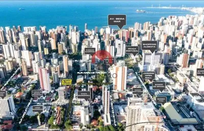 Apartamento com 311m² no coração da aldeota com 04 suítes | aldeota, fortaleza-ce