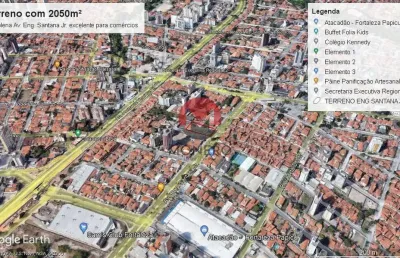 Terreno com 2500m² na eng. santana jr. ideal para empreender | papicu, fortaleza-ce