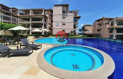 Incrível cobertura duplex com 136m² e 03 suítes próximo ao beach park à praia à venda | porto das dunas, aquiraz-ce