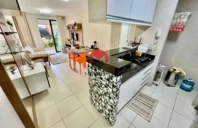 Apartamento no mediterranee com 02 quartos todo projetado | porto das dunas, aquiraz-ce