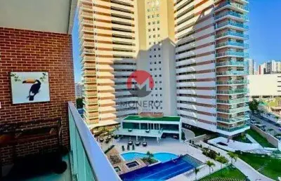 Apartamento no green garden próximo ao shopping riomar fortaleza com 03 suítes | papicu, fortaleza-ce