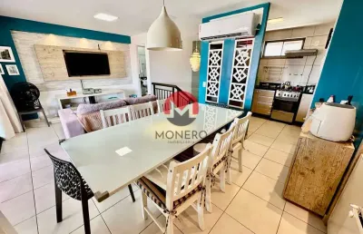Porteira fechada cobertura duplex no mediterranee com 03 suítes | porto das dunas, aquiraz-ce