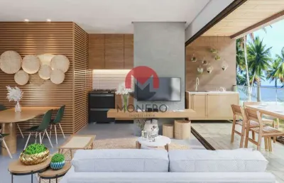 Incrível apartamento de alto padrão em condomínio fechado com 92m² à venda | porto das dunas, aquiraz-ce