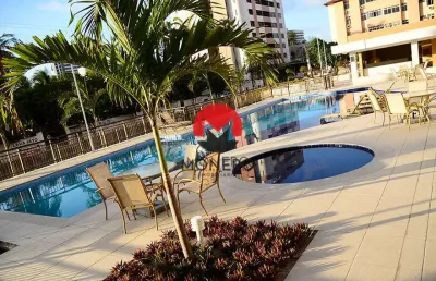 Apartamento no brooklyn por detrás do shopping riomar fortaleza e próximo ao parque do cocó com 02 quartos | papicu, fortaleza-ce