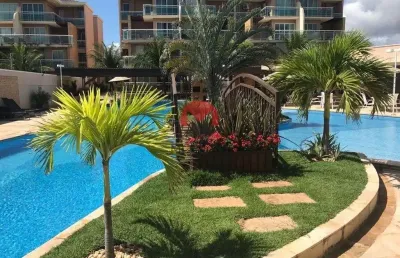 Incrível cobertura duplex com 113m² a 01 quadra do beach park e apenas 600 metros da praia à venda | porto das dunas, aquiraz-ce