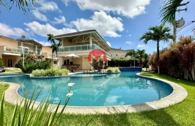 Super casa em condomínio com 04 suítes e 03 vagas na av. maestro lisboa | sabiaguaba, fortaleza-ce