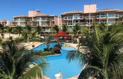 Incrível cobertura duplex com 113m² a 01 quadra do beach park e apenas 600 metros da praia à venda | porto das dunas, aquiraz-ce