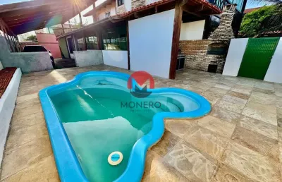 Mansão duplex com 05 suítes apenas 500 metros da praia em condomínio fechado próximo ao beach park | porto das dunas, aquiraz-ce