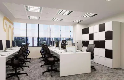 Andar corporativo para alugar, 330 m² por r$ 46.000,00/mês - cidade monções - são paulo/sp