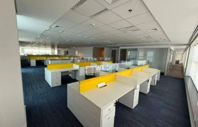 Andar corporativo para alugar, 1311 m² por r$ 232.450,00/mês - vila cordeiro - são paulo/sp