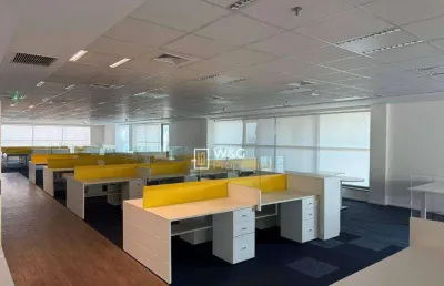 Andar corporativo para alugar, 1311 m² por r$ 232.450/mês - vila cordeiro - são paulo/sp