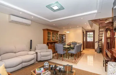 Casa em condomínio fechado com 3 quartos à venda na rua padre joão batista reus, 68, tristeza, porto alegre por r$ 1.600.000