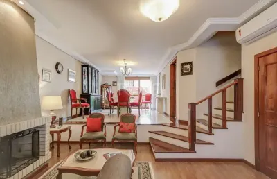 Casa em condomínio fechado com 3 quartos à venda na rua joão mendes ouriques, 594, jardim isabel, porto alegre por r$ 810.000
