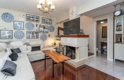 Casa em condomínio fechado com 3 quartos à venda na rua joão mendes ouriques, 237, jardim isabel, porto alegre por r$ 990.000
