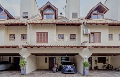 Casa em condomínio fechado com 3 quartos à venda na rua manajó, 70, vila assunção, porto alegre por r$ 1.596.000
