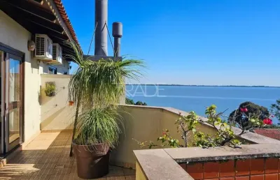 Cobertura com 2 quartos à venda na avenida guaíba, 3890, vila assunção, porto alegre por r$ 810.000
