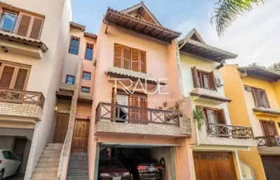Casa em condomínio fechado com 3 quartos à venda na rua landel de moura, 744, tristeza, porto alegre por r$ 990.000
