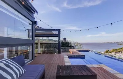 Cobertura com 3 quartos à venda na avenida jacuí, 312, cristal, porto alegre por r$ 3.690.000