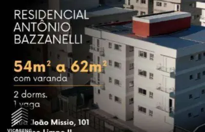 Apartamento com 2 dormitórios à venda, 62 m² por r$ 320.000,00 - campo limpo - americana/sp