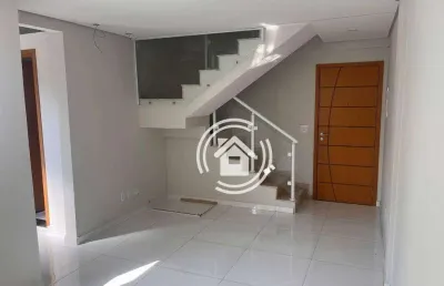 Apartamento duplex com 2 dormitórios à venda, 99 m² por r$ 580.000,00 - nova gerti - são caetano do sul/sp