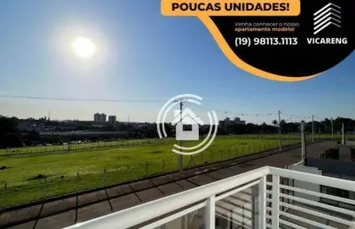 Apartamento com 2 dormitórios à venda, 56 m² por r$ 320.000,00 - campo limpo - americana/sp