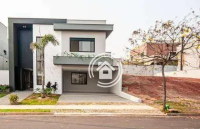 Casa com 3 dormitórios à venda, 228 m² por r$ 1.890.000,00 - loteamento residencial e comercial villa d'aquila - piracicaba/sp