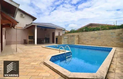 Sobrado com 3 dormitórios, 180 m² - venda por r$ 850.000,00 ou aluguel por r$ 5.030,00/mês - balneario samburá - peruíbe/sp