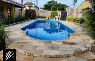 Sobrado com 5 dormitórios à venda, 350 m² por r$ 1.280.000,00 - jardim casablanca - peruíbe/sp