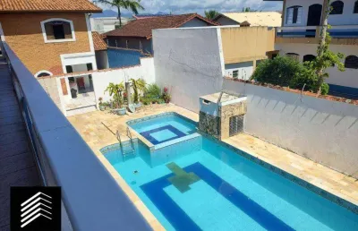 Sobrado com 4 dormitórios à venda, 342 m² por r$ 1.200.000,00 - jardim mar e sol - peruíbe/sp