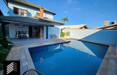 Sobrado com 4 dormitórios à venda, 288 m² por r$ 1.100.000,00 - balneário stella maris - peruíbe/sp