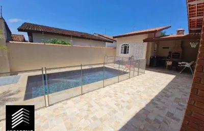 Casa com 3 dormitórios à venda, 190 m² por r$ 660.000,00 - balneário três marias - peruíbe/sp