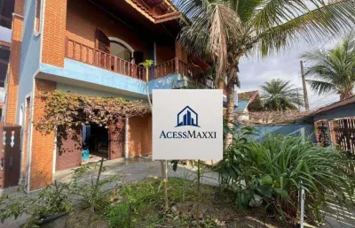 Sobrado com 4 dormitórios, 219 m² - venda por r$ 583.000,00 ou aluguel por r$ 3.818,83/mês - balneário três marias - peruíbe/sp