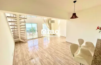 Cobertura à venda com 210,66 m², 3 quartos 4 vagas em mansões santo antônio, campinas