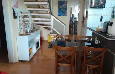 Cobertura à venda com 112,46 m², 2 quartos 1 vaga em são bernardo, campinas