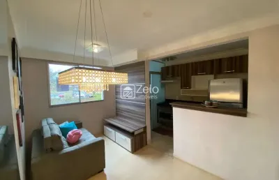 Apartamento à venda com 45 m², 2 quartos 1 vaga em loteamento parque são martinho, campinas