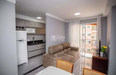 Apartamento à venda com 63 m², 3 quartos 2 vagas em vila satúrnia, campinas