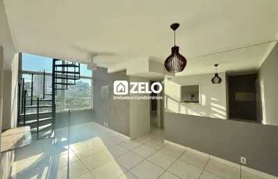 Cobertura para aluguel com 130 m², 3 quartos 1 vaga em mansões santo antônio, campinas