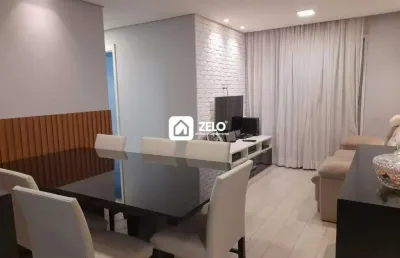 Apartamento à venda com 68 m², 3 quartos 1 vaga em vila industrial, campinas
