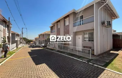 Casa em condomínio à venda com 110 m², 3 quartos 2 vagas em parque rural fazenda santa cândida, campinas
