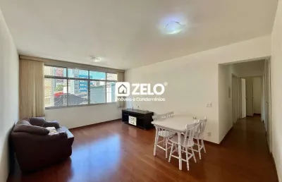 Apartamento para aluguel com 107 m², 3 quartos 1 vaga em centro, campinas