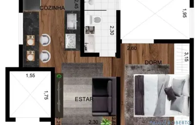 Apartamento com 1 quarto à venda no Campo Grande, São Paulo 