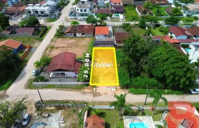Terreno na barra do saí, limpo e aterrado, rua 310 (marechal cândido rondon) com área de 348,00m²