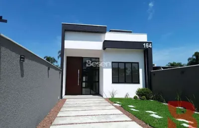 Casa com 89,89m², com excelente acabamento diferenciado, 400 metros do mar no balneário saí mirim na praia de itapoá/sc