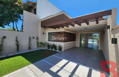 Casa nova, no bairro rainha, com 3 dormitórios (sendo 1 suíte) em excelente região, com piscina